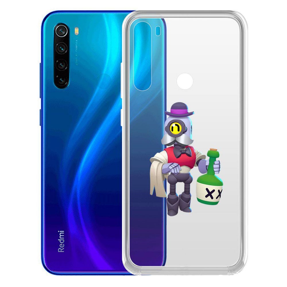 

Чехол-накладка Brawl Stars-Барли для Xiaomi Redmi Note 8/Note 8 (2021)