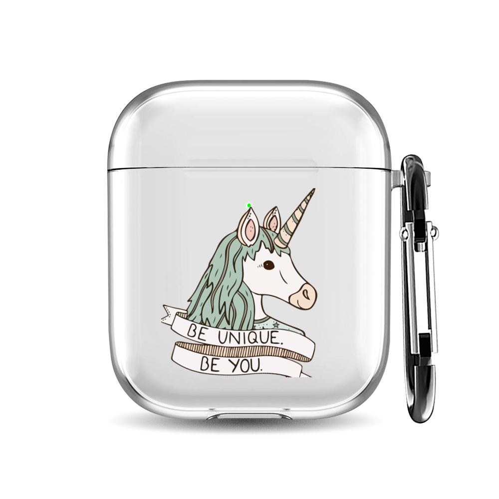 

Силиконовый чехол для наушников Airpods 1/2 "Be unique", AIPC-410-9A-1