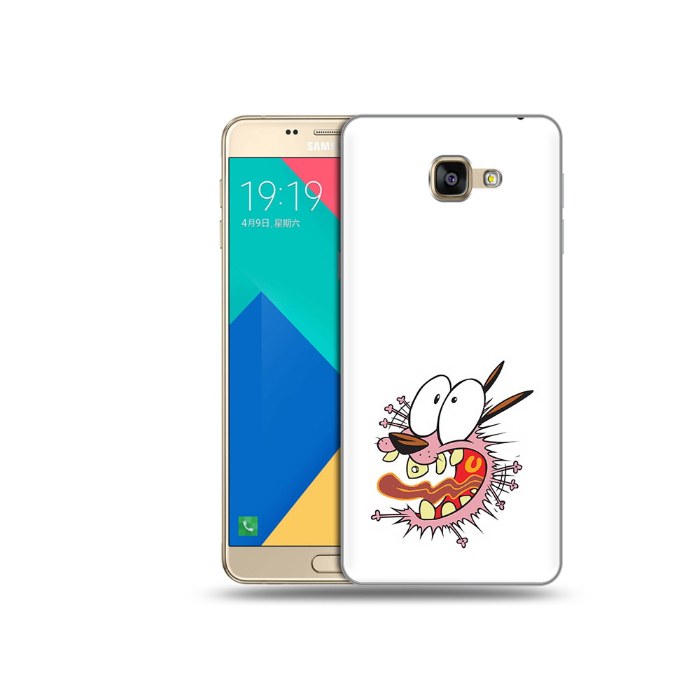 

Чехол MyPads Tocco для Samsung Galaxy A9 испуганный бобик (PT25200.562.381), Прозрачный, Tocco