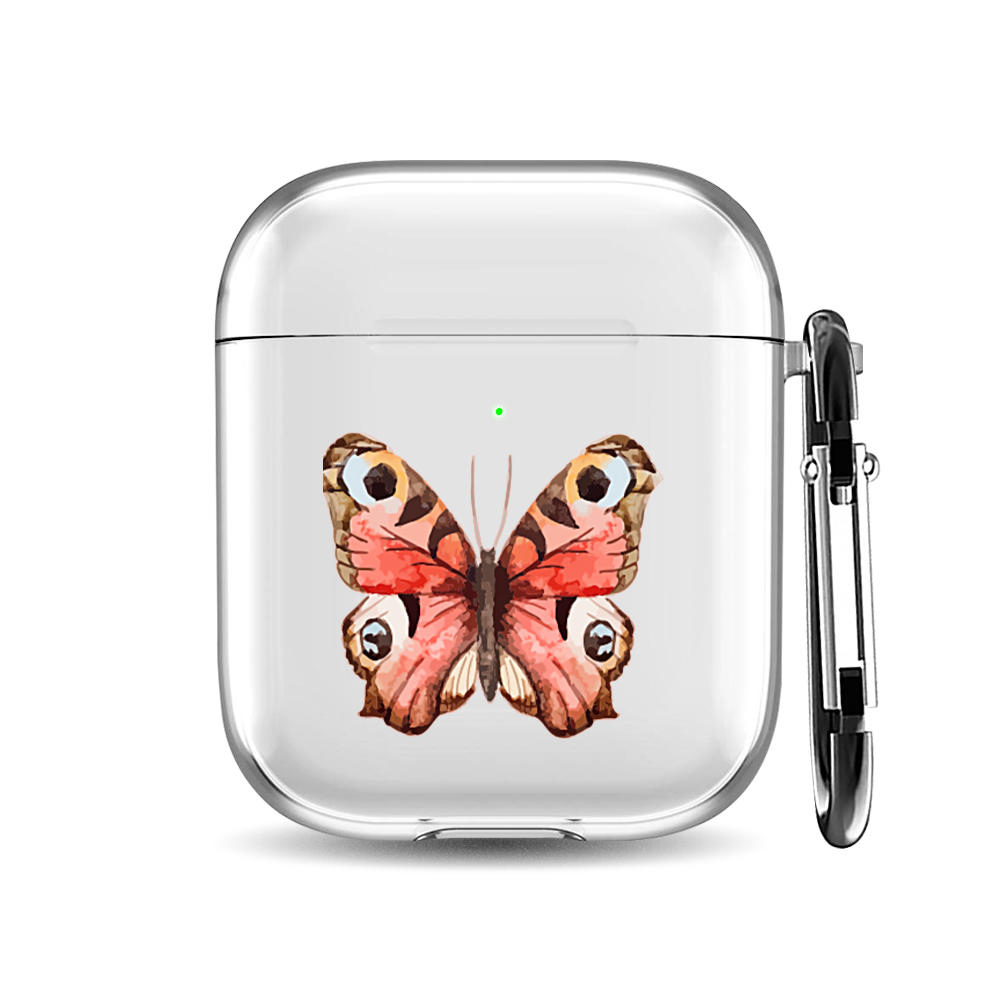 

Силиконовый чехол для наушников Airpods 1/2 "Бабочки в ряд 2", AIPC-410-9A-1