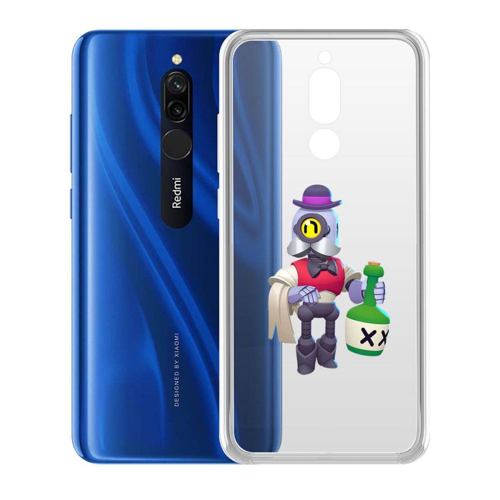 

Чехол-накладка Brawl Stars-Барли для Xiaomi Redmi 8