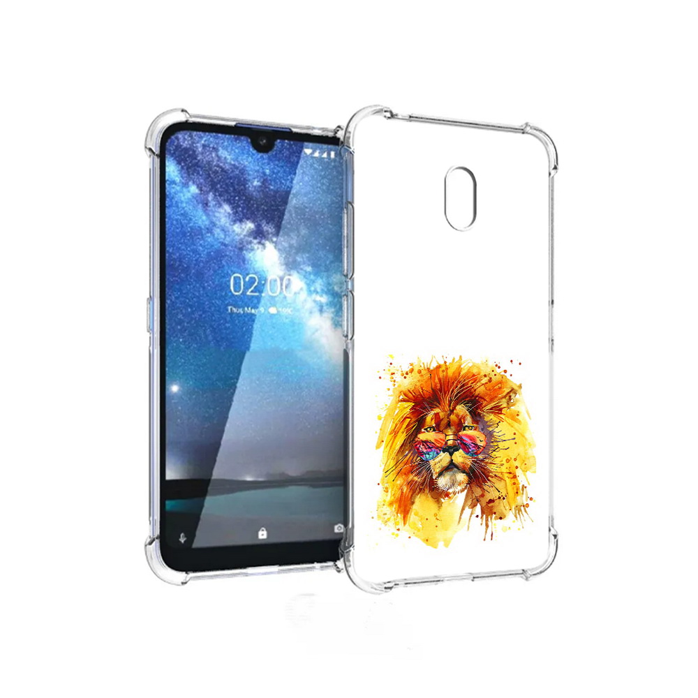 

Чехол MyPads Tocco для ZTE Blade L8 лев в очках (PT136677.443.436), Прозрачный, Tocco