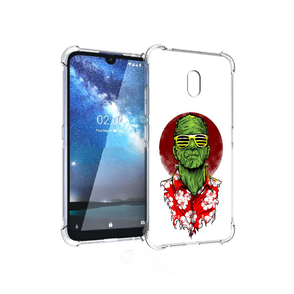 Чехол MyPads Tocco для ZTE Blade L8 крутой зеленый мужчина в очках (PT136677.443.424)