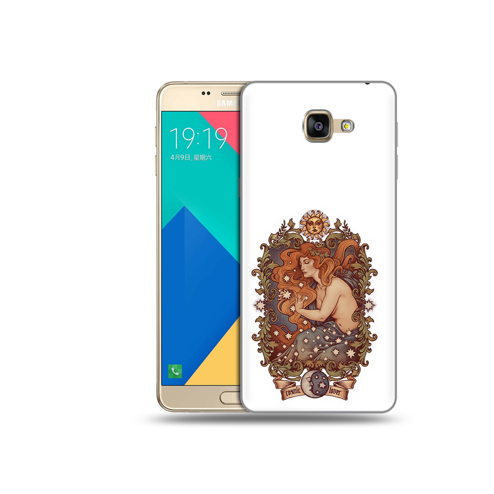

Чехол MyPads Tocco для Samsung Galaxy A9 звездная девушка абстракция (PT25200.562.351), Прозрачный, Tocco