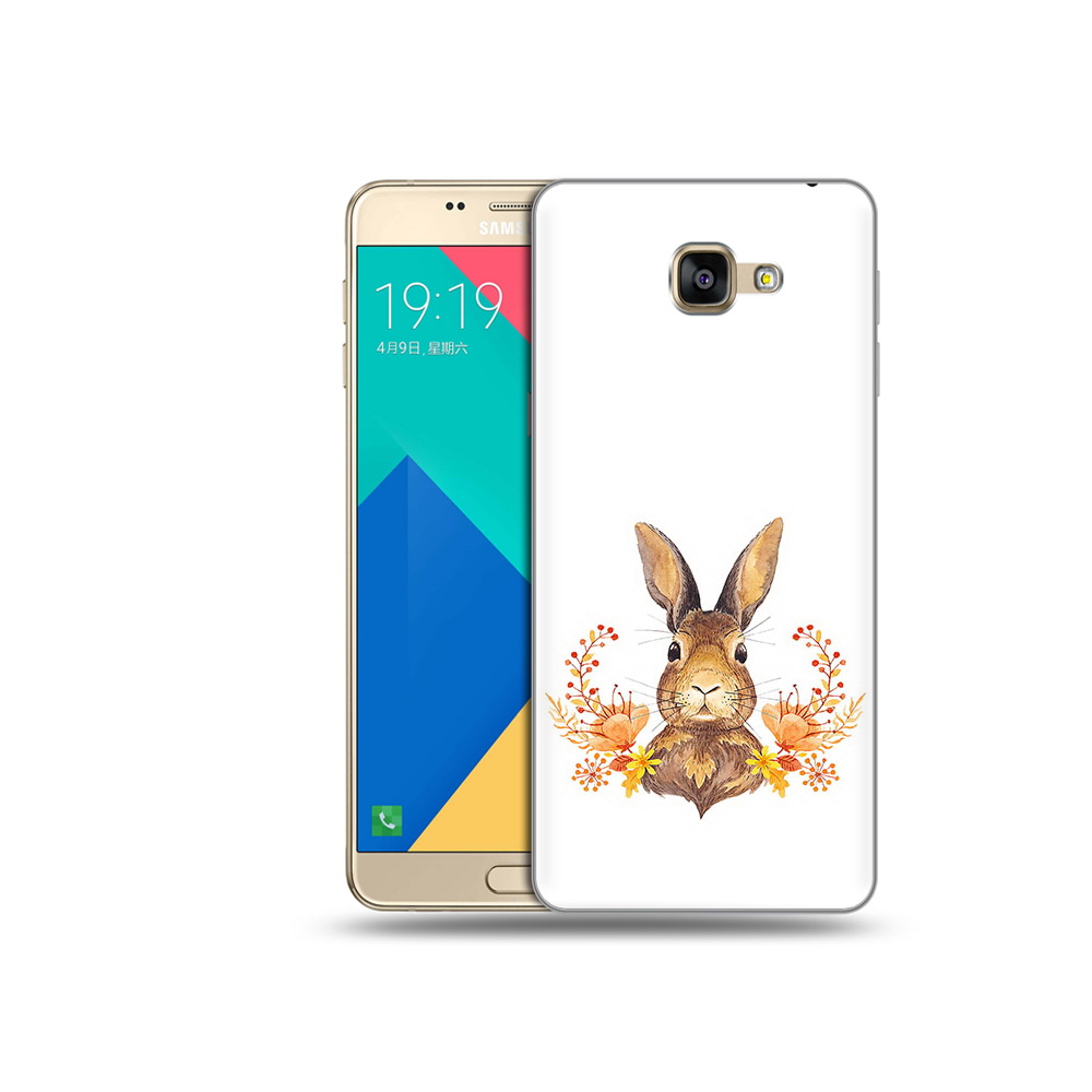 

Чехол MyPads Tocco для Samsung Galaxy A9 зайка в цветах (PT25200.562.349), Прозрачный, Tocco