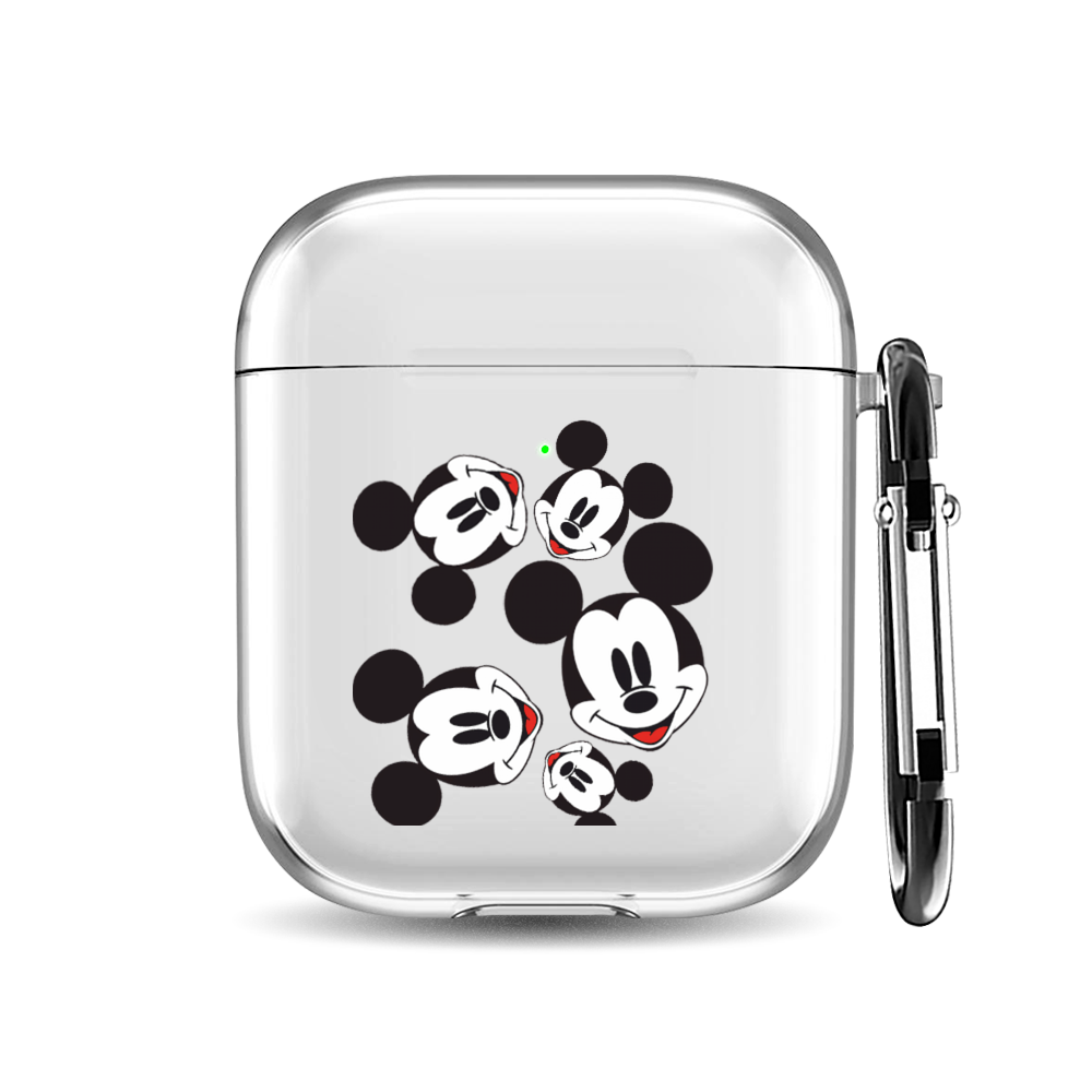 

Силиконовый чехол для наушников Airpods 1/2 "Микки паттерн", AIPC-410-9A-1