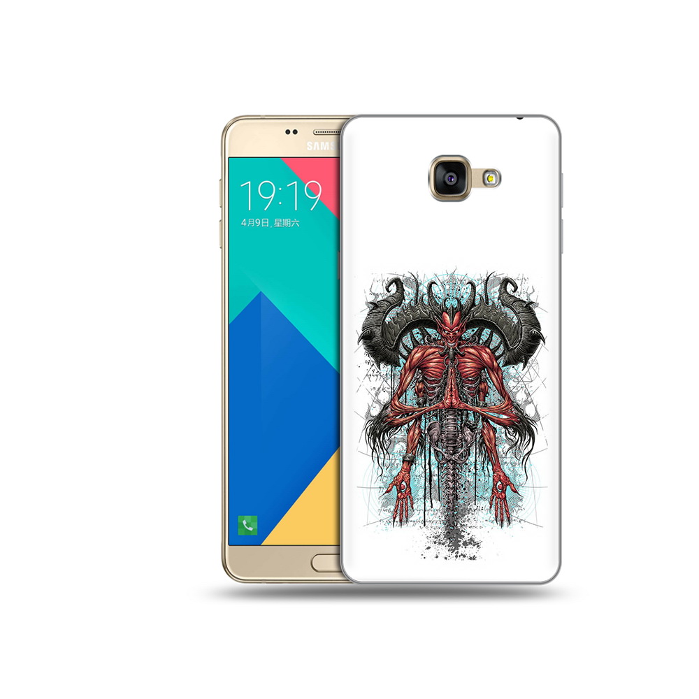 

Чехол MyPads Tocco для Samsung Galaxy A9 дьявол (PT25200.562.340), Прозрачный, Tocco