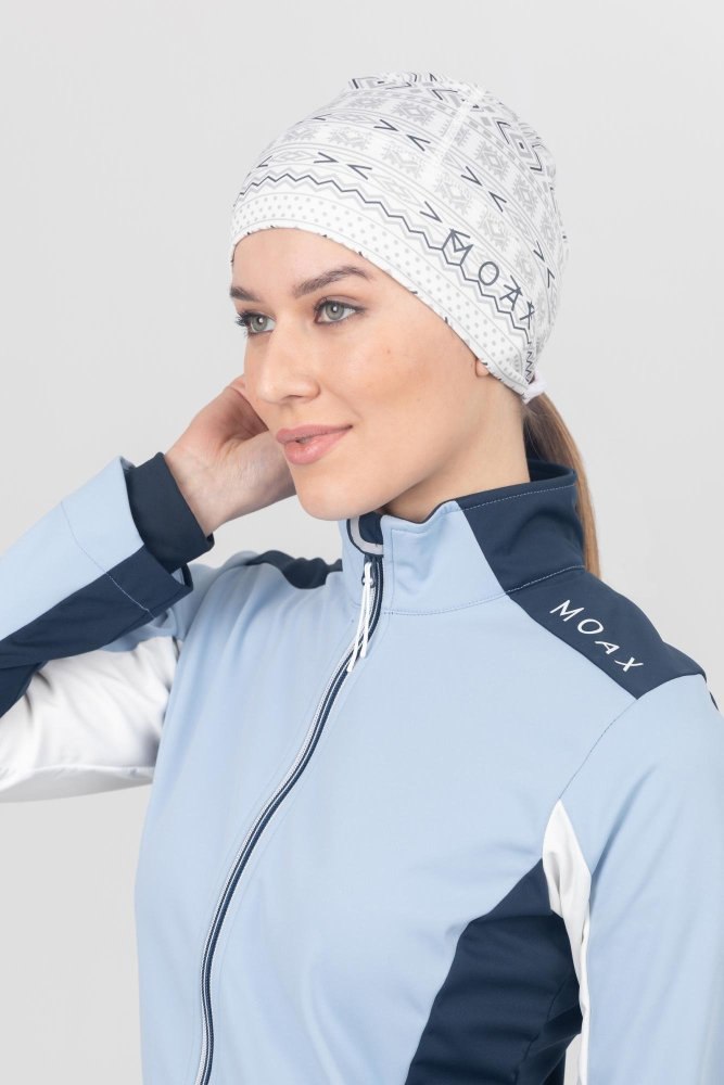 Шапка женская MOAX TISTA PONY белая, one size