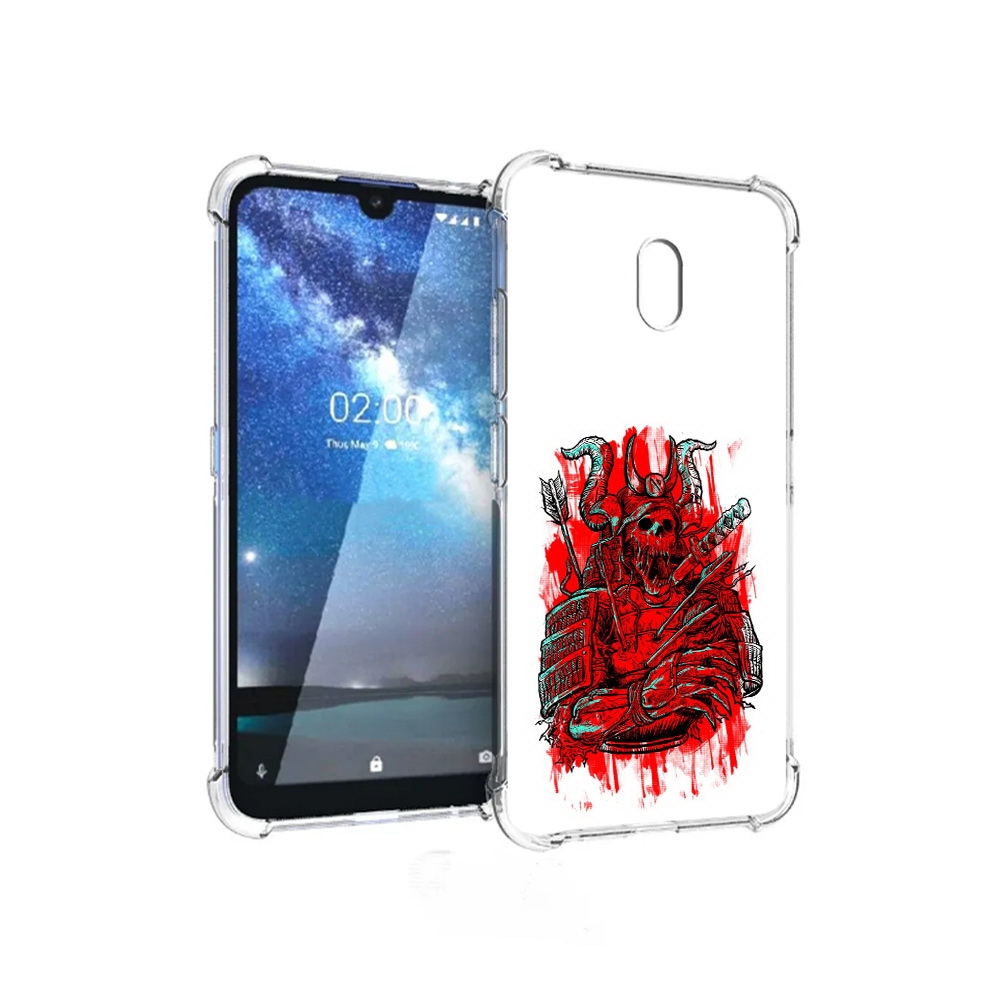 

Чехол MyPads Tocco для ZTE Blade L8 красный скелет воин (PT136677.443.413), Прозрачный, Tocco