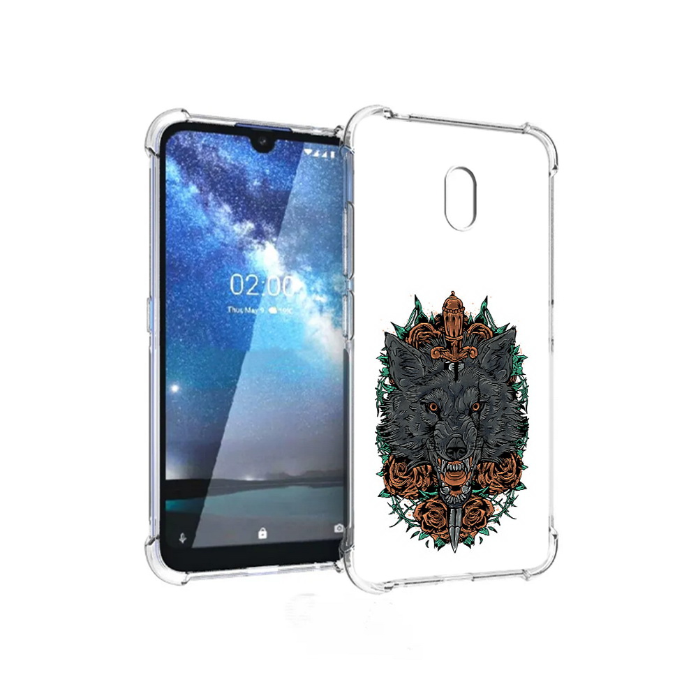 

Чехол MyPads Tocco для ZTE Blade L8 красивый злой волк (PT136677.443.409), Прозрачный, Tocco