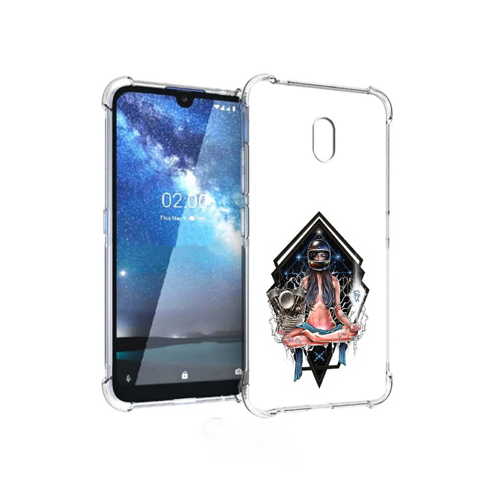Чехол MyPads Tocco для ZTE Blade L8 красивая девушка в шлеме (PT136677.443.406)