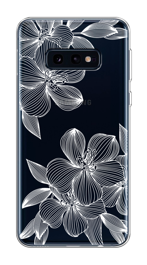 

Чехол на Samsung Galaxy S10E "Крокус", Белый;прозрачный, 27250-1