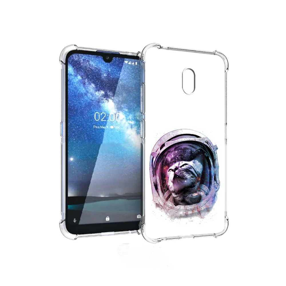 

Чехол MyPads Tocco для ZTE Blade L8 кот в шлеме (PT136677.443.396), Прозрачный, Tocco