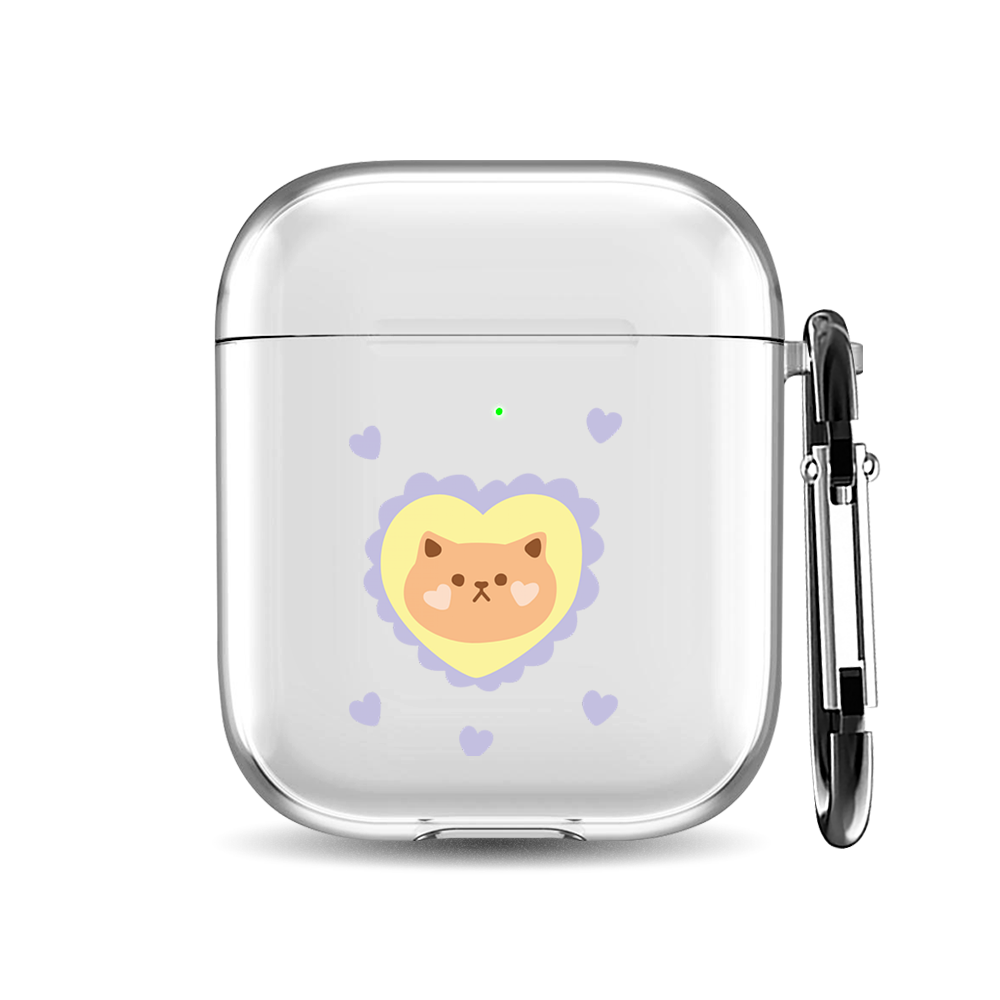 

Силиконовый чехол для наушников Airpods 1/2 "Щенок в валентинке", AIPC-410-9A-1
