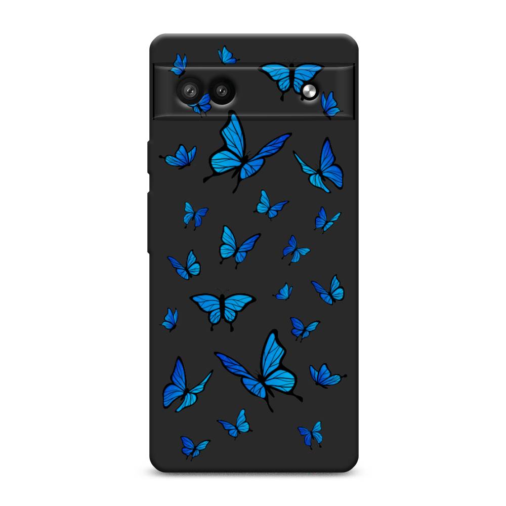 

Чехол Awog 271152-1 для Google Pixel 6A "Синие бабочки", Синий;белый, 271152-1