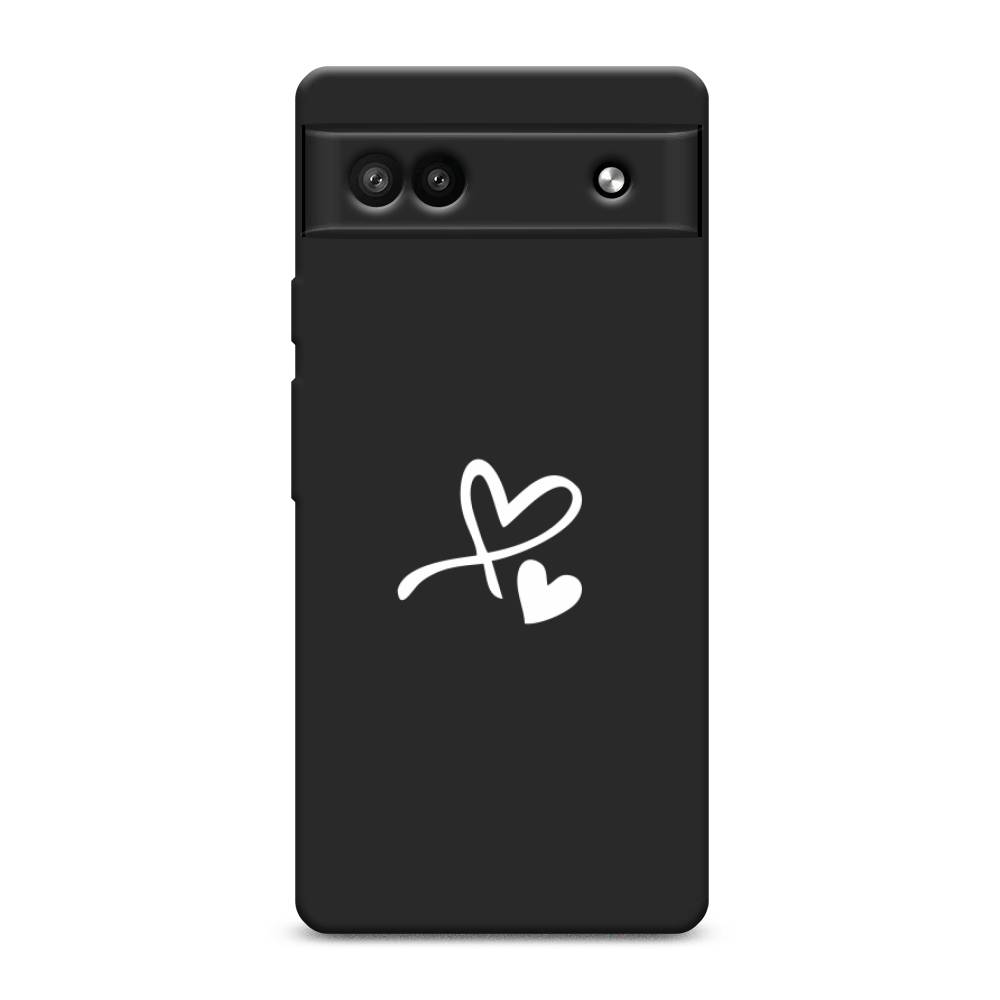 

Чехол Awog 271152-1 для Google Pixel 6A "Сердечко минимализм", Белый, 271152-1