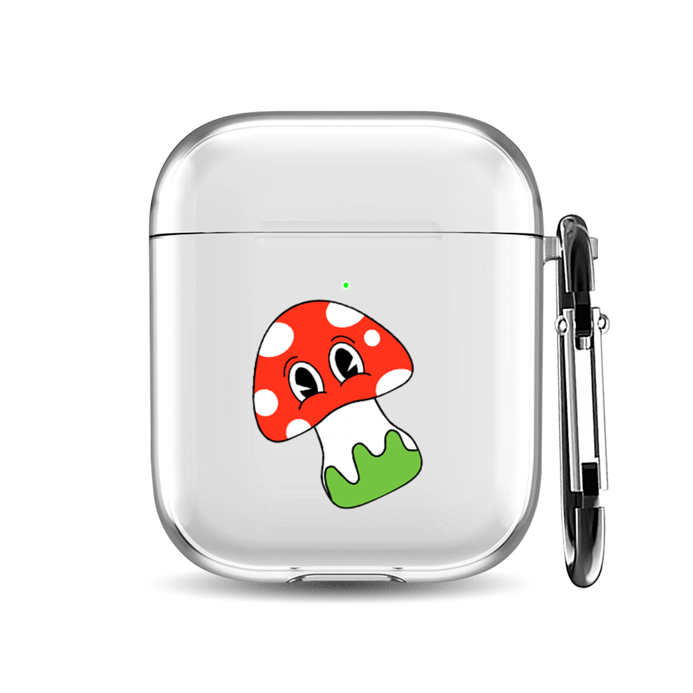 

Силиконовый чехол для наушников Airpods 1/2 "Cartoon forest stickers", AIPC-410-9A-1