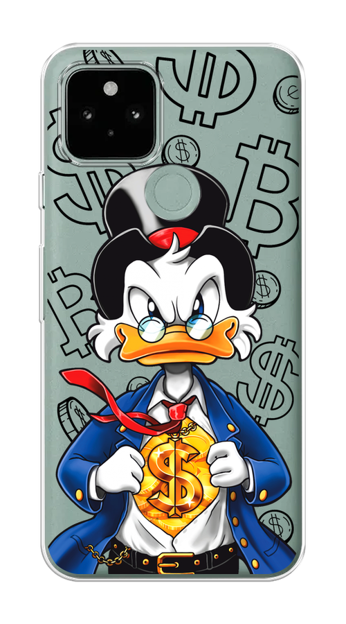

Чехол на Google Pixel 5A "Scrooge Goldman", Черный;белый;синий, 271050-1