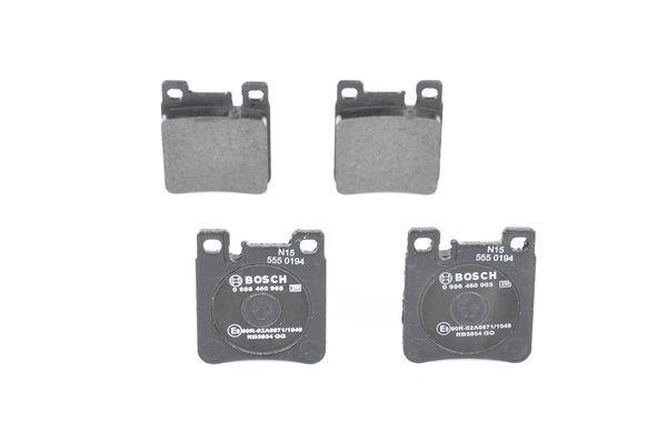 

Тормозные колодки Bosch дисковые задние 0986460965