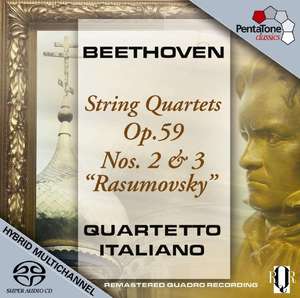 BEETHOVEN - String Quartets Op.59. / Quartetto Italiano