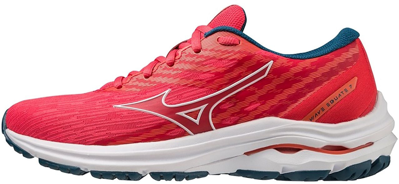 

Кроссовки женские Mizuno Wave Equate 7 (W) красные 4 UK, Красный, Wave Equate 7 (W)