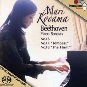 BEETHOVEN - Sonatas 16, 17, 18. / Mari Kodama