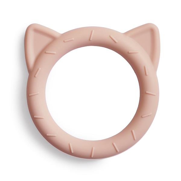 

Силиконовый прорезыватель MUSHIE Cat Blush Розовый 2560265
