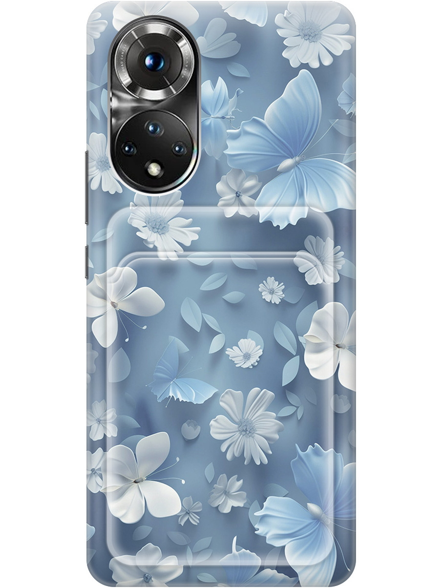 

Силиконовый чехол на Honor 50, Huawei Nova 9 с принтом 784464, Прозрачный;белый;голубой, 730829610