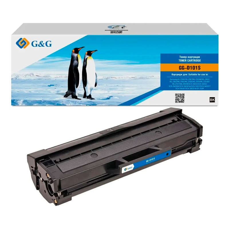 

Картридж для лазерного принтера G&G (GG-D101S) черный, совместимый