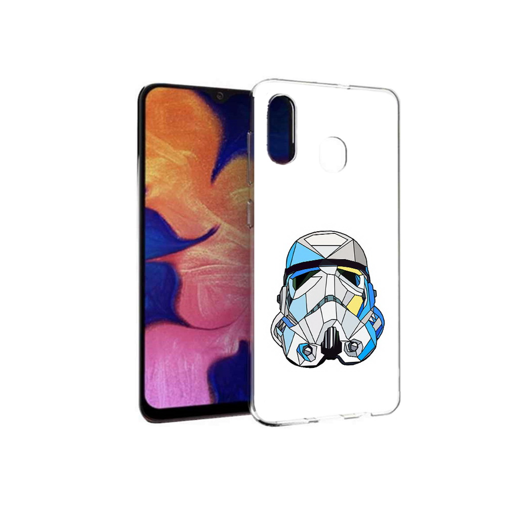 

Чехол MyPads Tocco для Samsung Galaxy A30 star wars дарт вейдер (PT126700.499.22), Прозрачный, Tocco