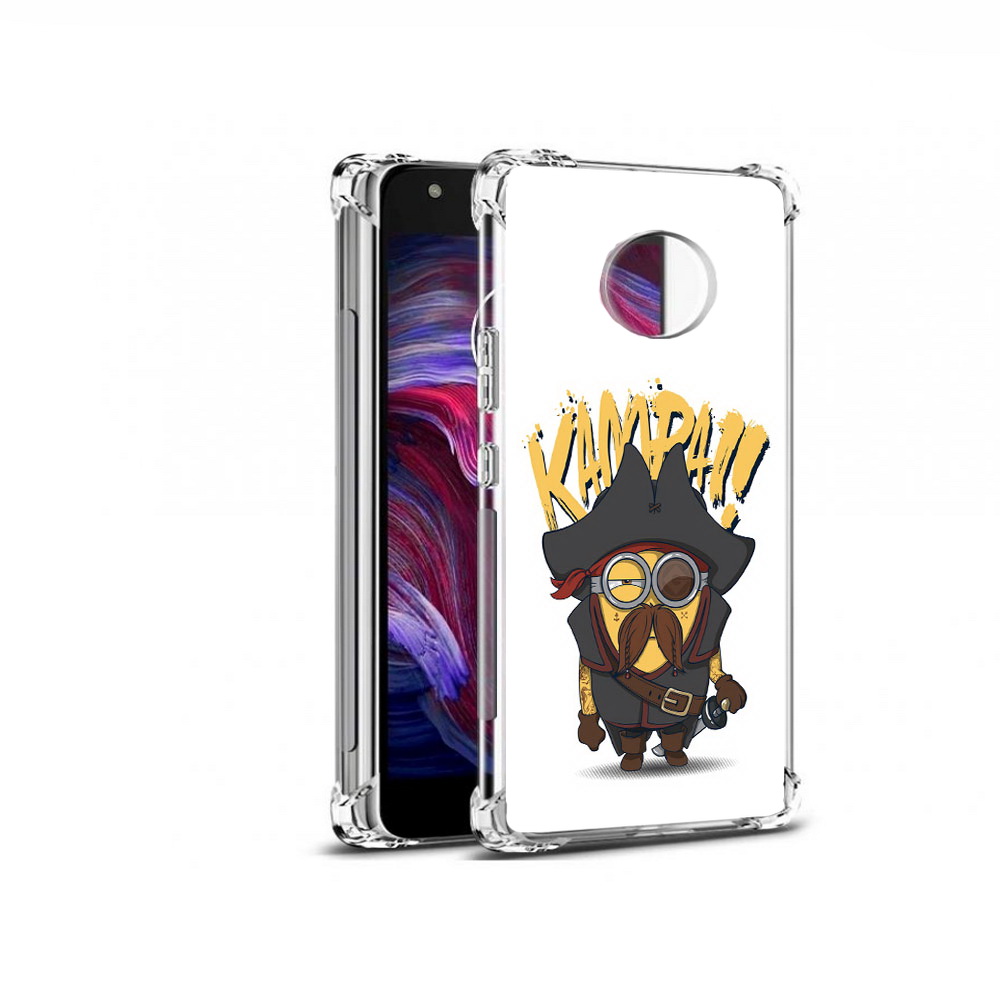 

Чехол MyPads Tocco для Motorola Moto X4 миньон пират (PT96319.371.476), Прозрачный, Tocco