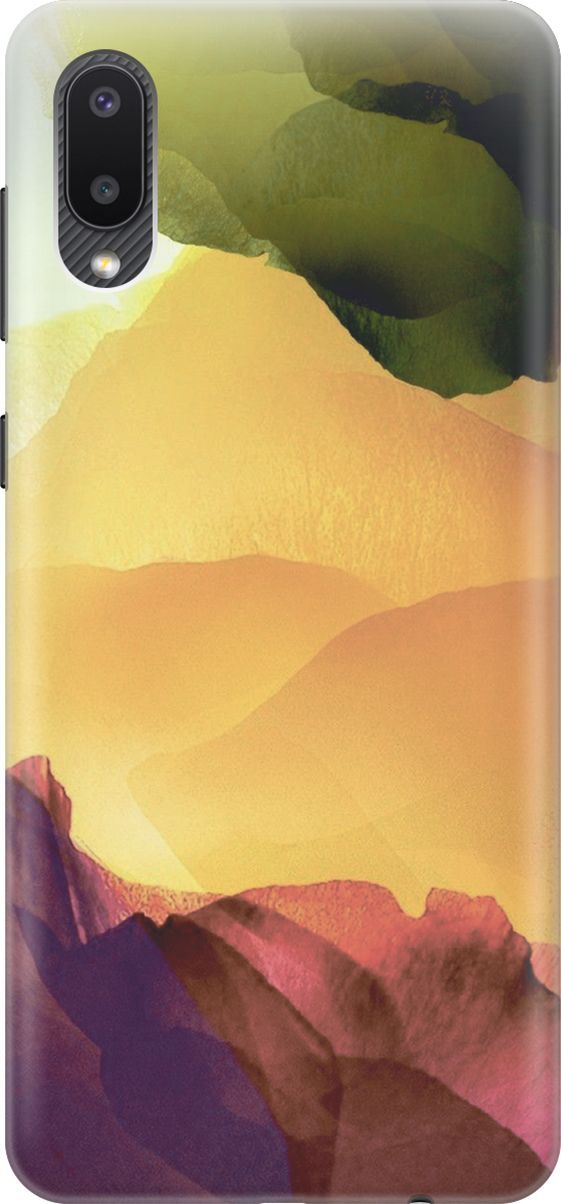 

Силиконовый чехол на Samsung Galaxy A02 "Разноцветный гербарий", Желтый;зеленый, 6236