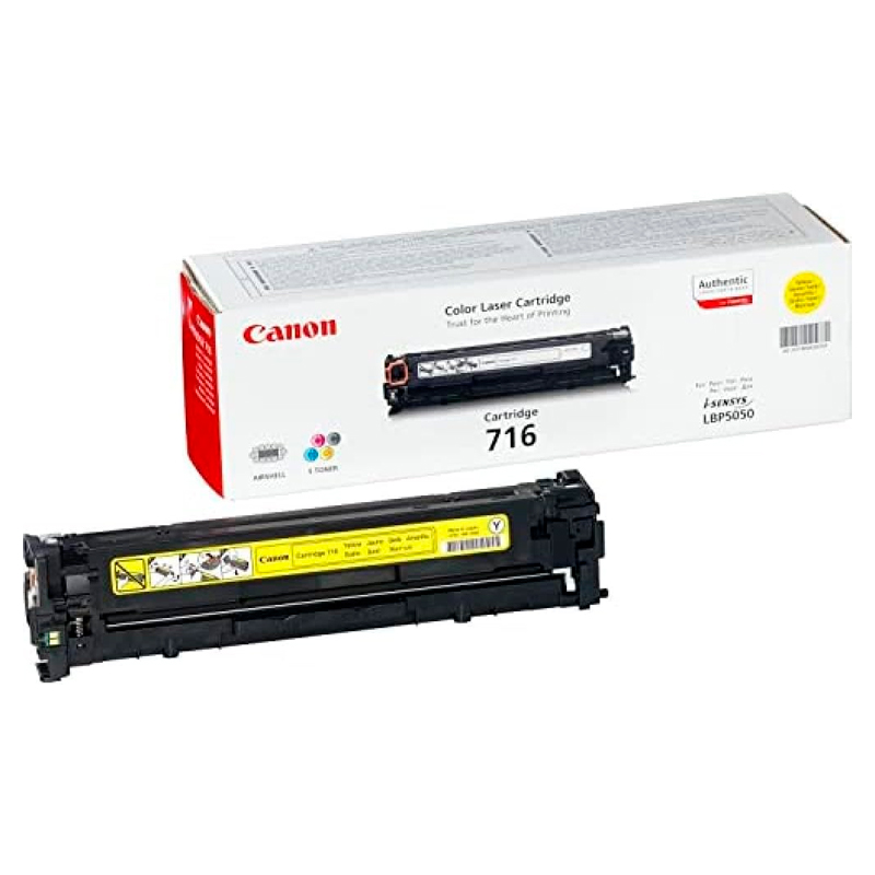 

Тонер-картридж для лазерного принтера Canon (1977B002) желтый, оригинальный