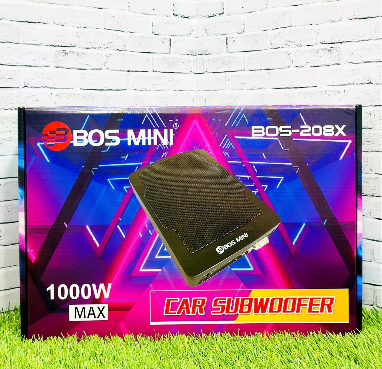 Сабвуфер TECHNOLOGYSHOP Bos mini 208X компактный, напольный, со встроенным усилителем