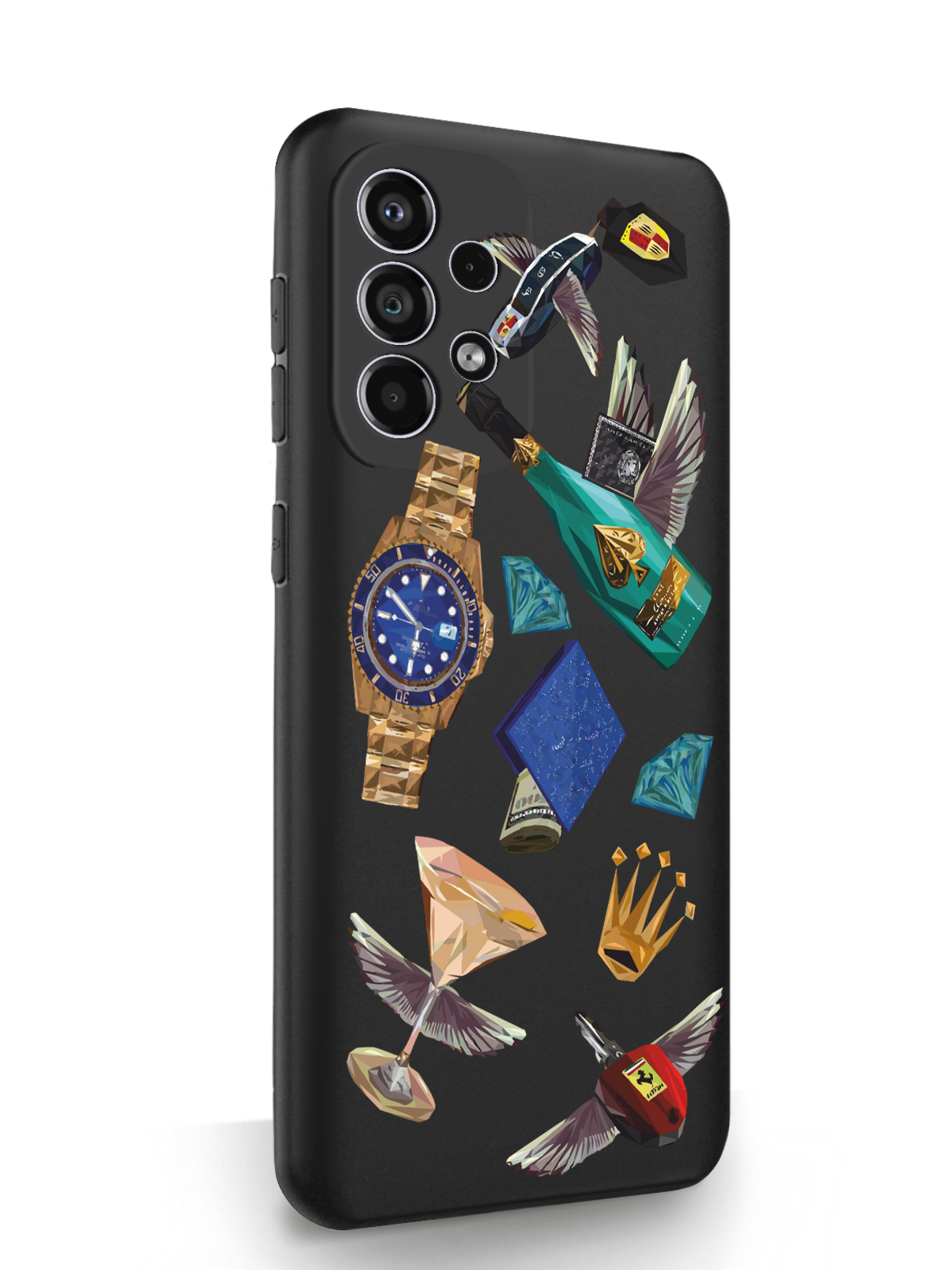 фото Чехол musthavecase для samsung galaxy a33 luxury lifestyle черный