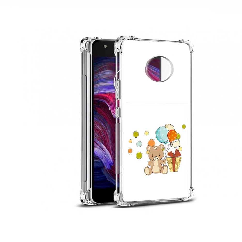 

Чехол MyPads Tocco для Motorola Moto X4 медвеженок с подарком (PT96319.371.470), Прозрачный, Tocco