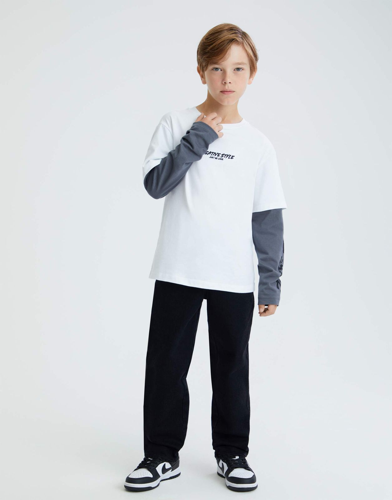 

Джинсы для мальчика Gloria Jeans BJN016556 черный 7-8л/128, BJN016556
