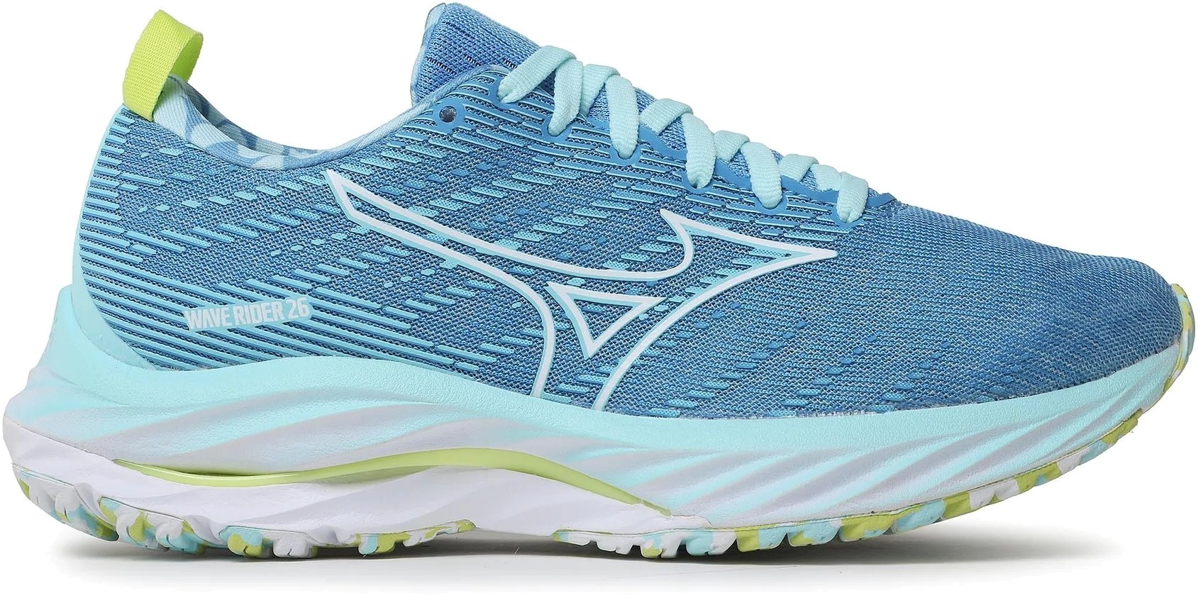 

Кроссовки женские Mizuno Wave Rider 26 Roxy (W) голубые 7.5 UK, Голубой, Wave Rider 26 Roxy (W)