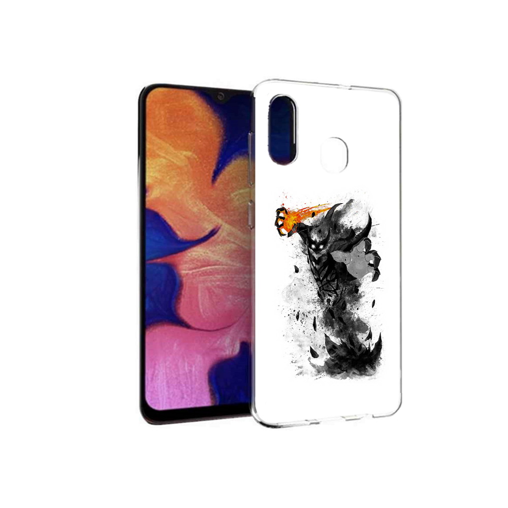 

Чехол MyPads Tocco для Samsung Galaxy A30 nevermore черно белый (PT126700.499.21), Прозрачный, Tocco
