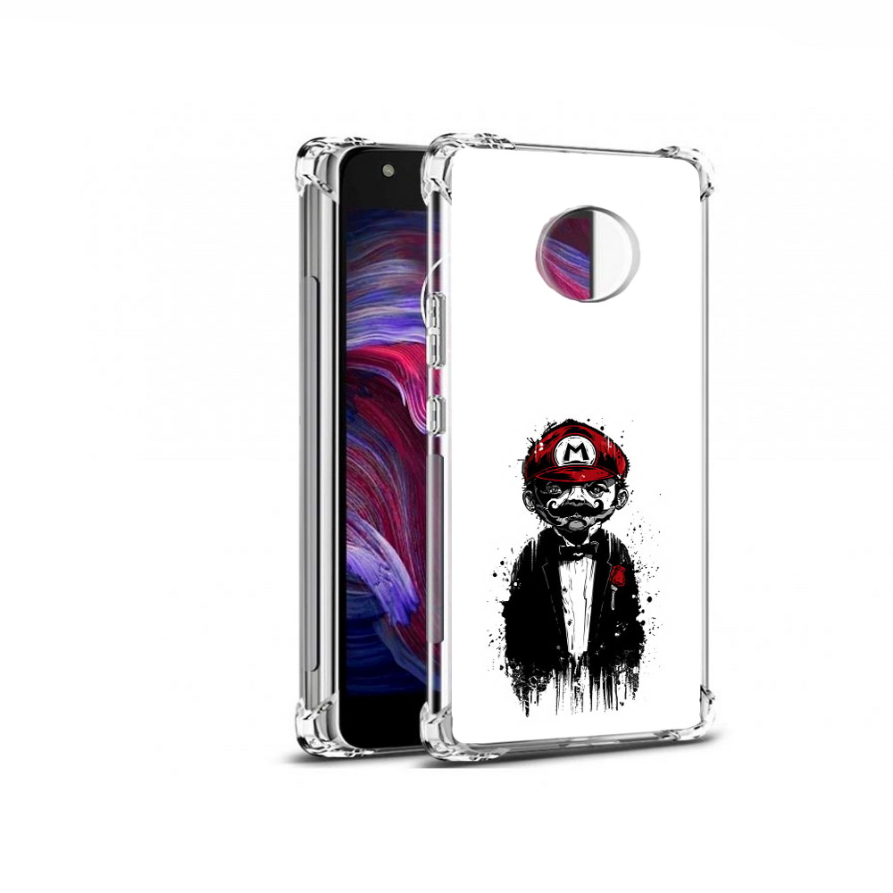 

Чехол MyPads Tocco для Motorola Moto X4 марио (PT96319.371.458), Прозрачный, Tocco