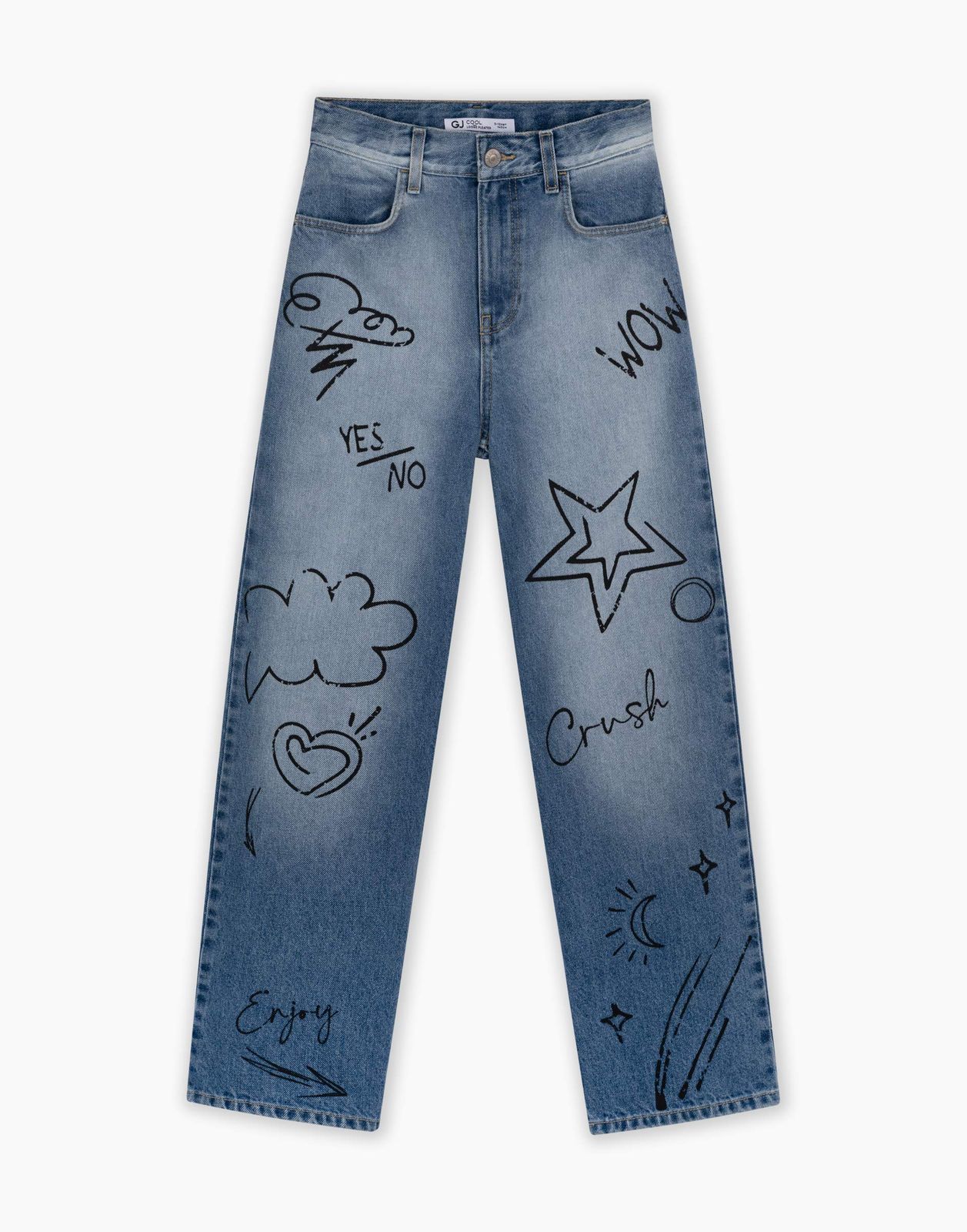

Джинсы для девочки Gloria Jeans GJN034317 синий /медиум/ 13-14л/164, GJN034317