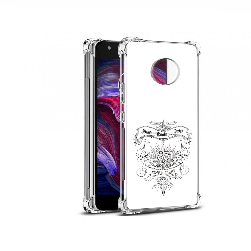 

Чехол MyPads Tocco для Motorola Moto X4 логотип 1851 год (PT96319.371.444), Прозрачный, Tocco
