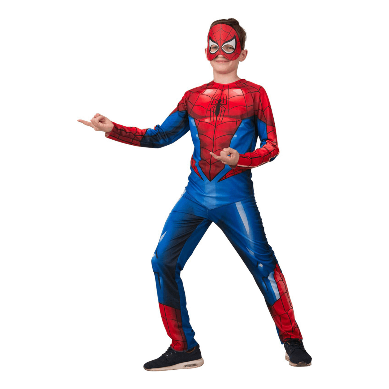 Карнавальный костюм Batik Человек-Паук, синий, красный, 116