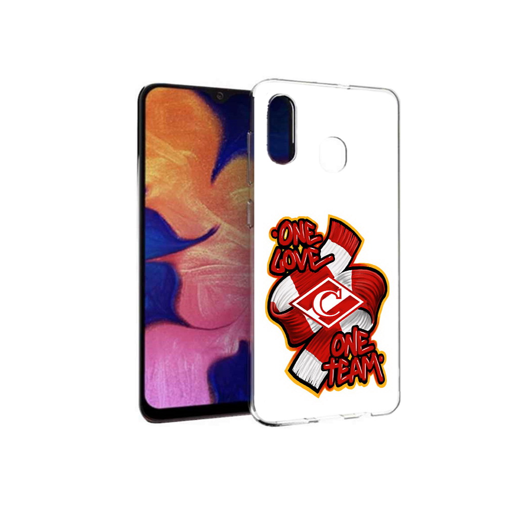 

Чехол MyPads Tocco для Samsung Galaxy A30 ФК спарак 1 любовь (PT126700.499.184), Прозрачный, Tocco