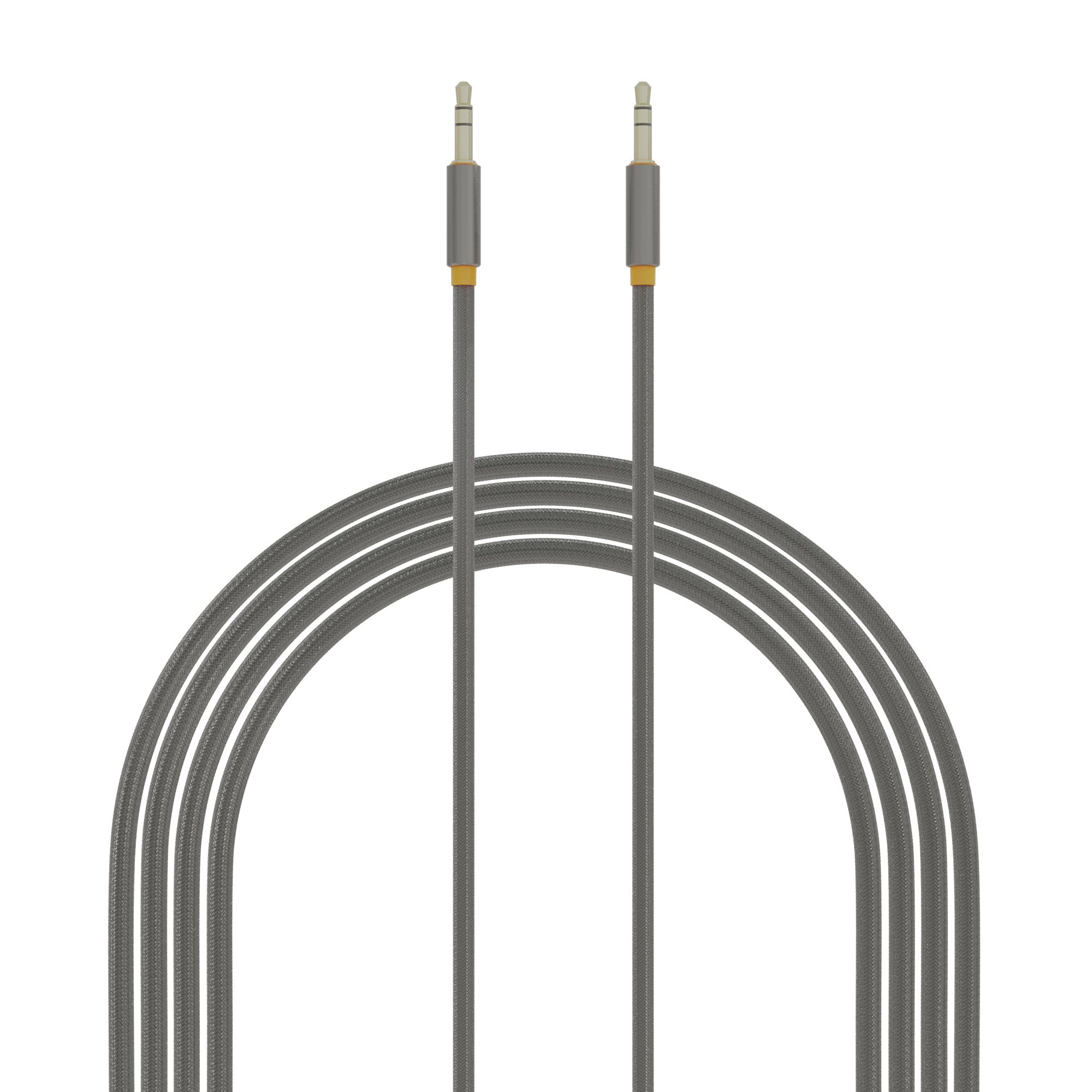 

Кабель AUX More Choice UK24 Grey, 1м, Серый, UK24