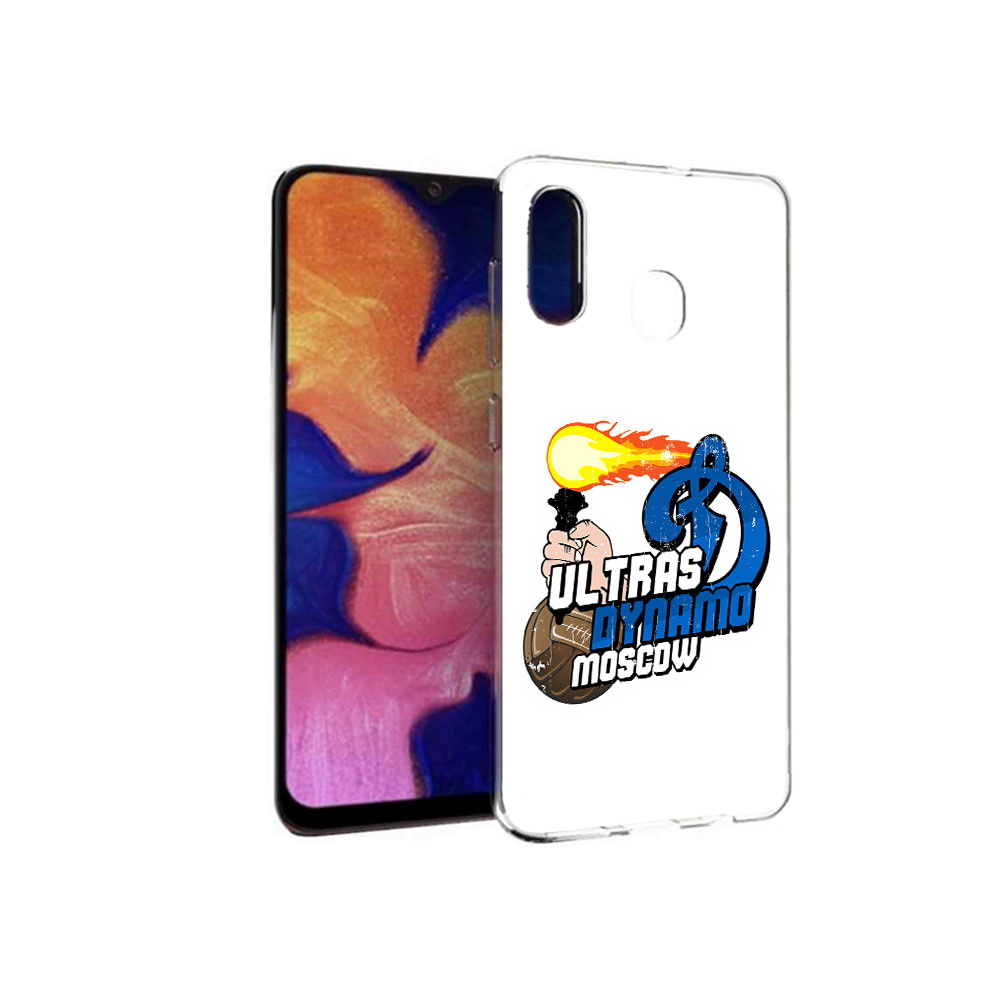 

Чехол MyPads Tocco для Samsung Galaxy A30 ФК Динамо (PT126700.499.177), Прозрачный, Tocco