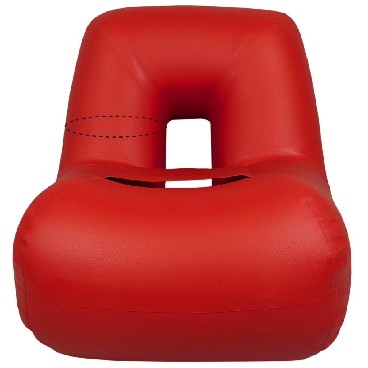 фото Надувное кресло для лодки usm company лк 60х70 красный пвх