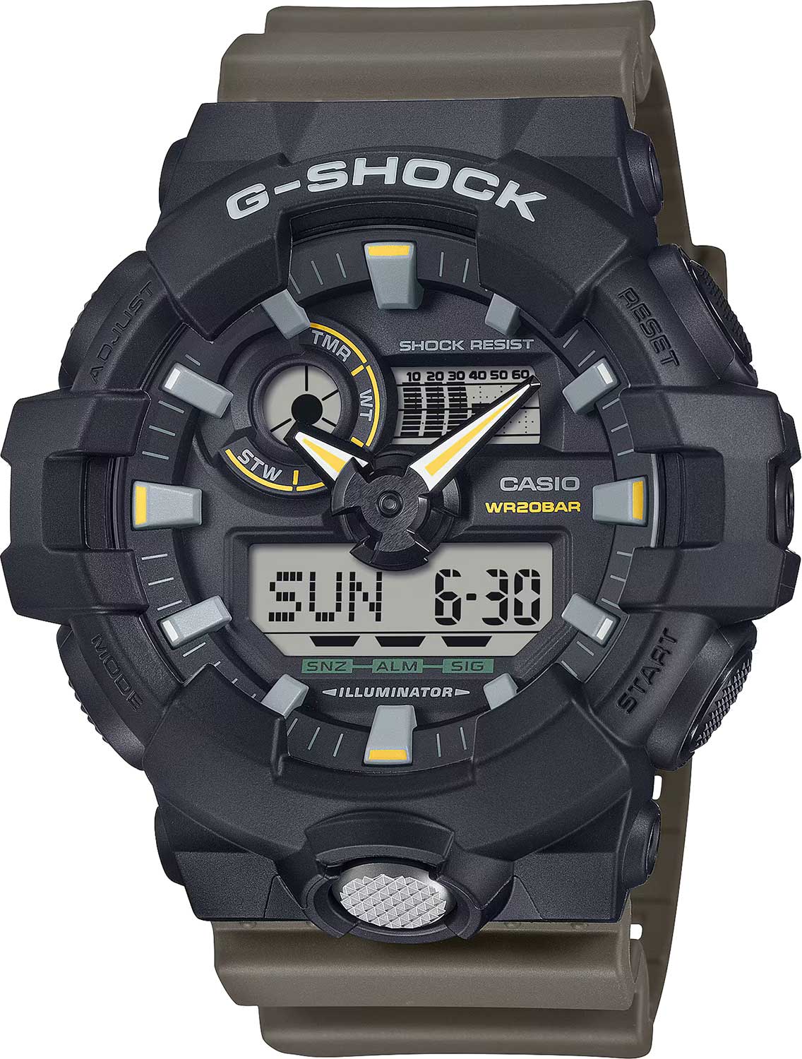 

Наручные часы мужские Casio GA-710TU-1A3, GA-710TU-1A3