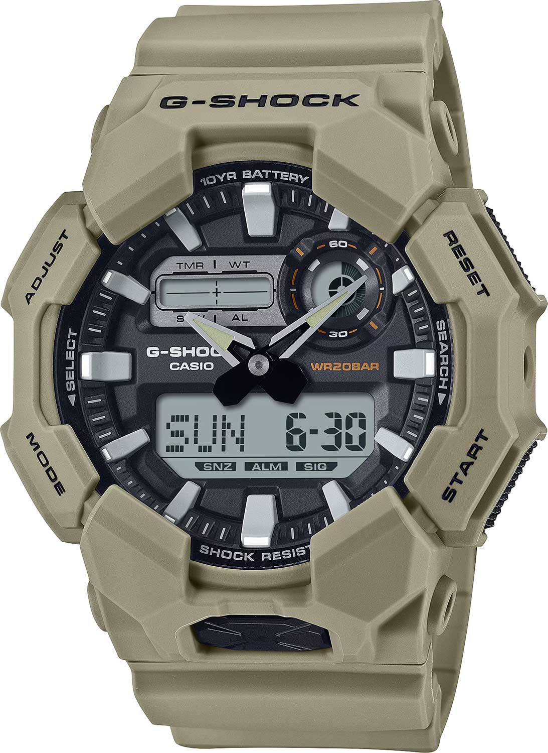 

Наручные часы мужские Casio GA-010-5A, GA-010-5A