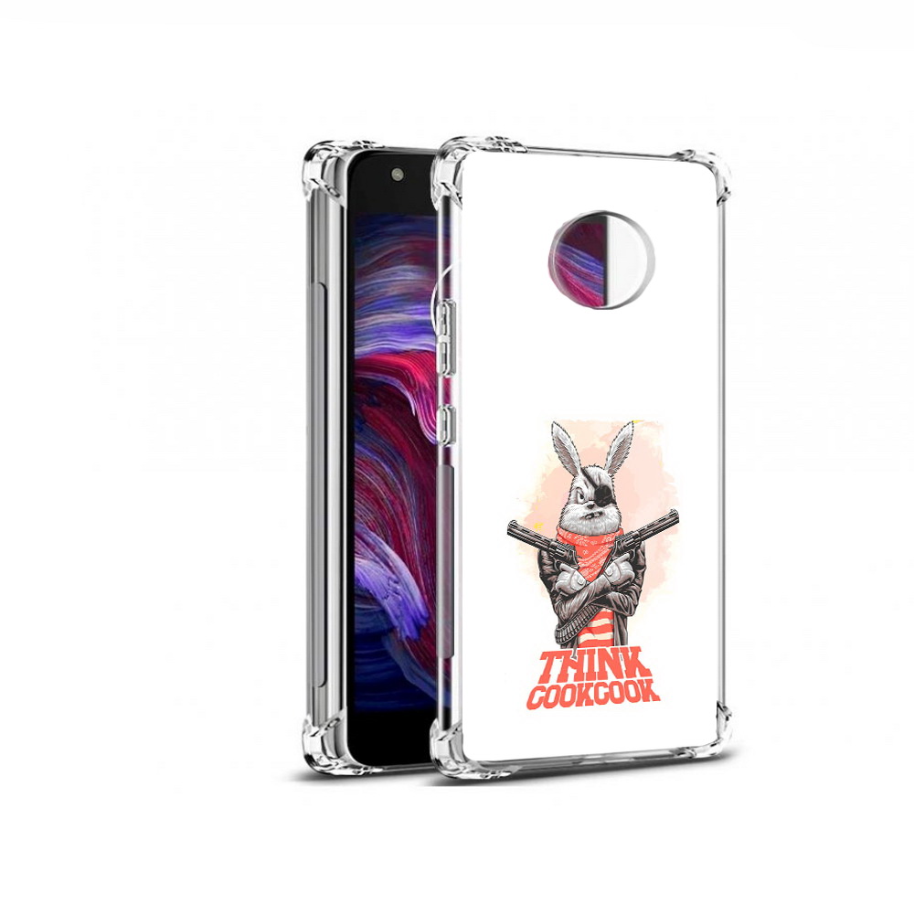 

Чехол MyPads Tocco для Motorola Moto X4 кролик пират (PT96319.371.419), Прозрачный, Tocco
